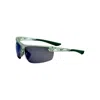 Nike Men's 75mm Green Sunglasses In Multi
