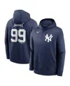 Nike Men's Derek Jeter Navy New York Yankees Player Name Number Club Pullover Hoodie In Blue