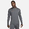 Nike Men's Academy Dri-fit 1/2-zip Soccer Top In Grey