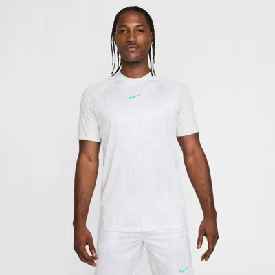 Nike Men's Academy Dri-fit Short-sleeve Soccer Top In Grey