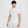 Nike Men's Academy Dri-fit Short-sleeve Soccer Top In White