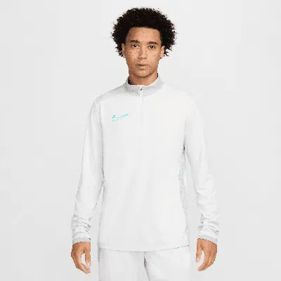 Nike Men's Academy Dri-fit Soccer Drill Top In Grey