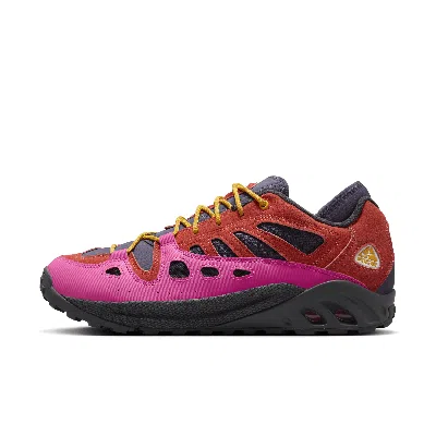 Nike Acg Air Exploraid Sneakers Light Wild Mango / Dark Raisin / Laser Fuchsia In Pink