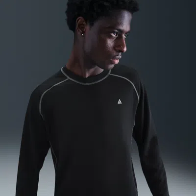 Nike Men's  Acg "chinati" Dri-fit Adv Long-sleeve Top In Black