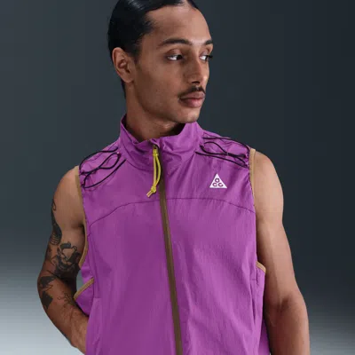 Nike Men's  Acg "death Bloom" Vest In Purple