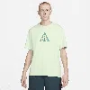 Nike Acg Logo-print Dri-fit T-shirt In Green