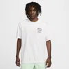 Nike Dri-fit Acg Pack It Out Oversize Graphic T-shirt In White