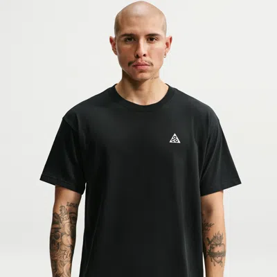 Nike Acg Logo-print T-shirt In Black