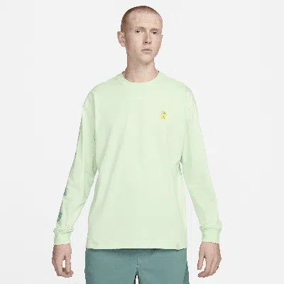 Nike Men's  Acg "hike Snacks" Dri-fit Long-sleeve T-shirt In Green