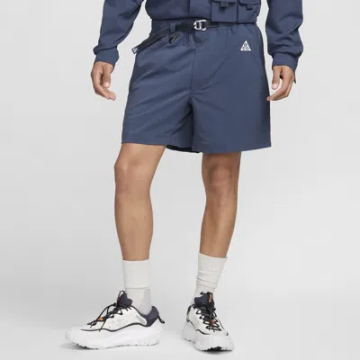 Nike Men's  Acg Hiking Shorts In Blue
