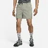 Nike Acg Water Repellent Stretch Nylon Hiking Shorts In Dark Stucco/summit White