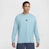 Nike Men's  Acg "lungs" Long-sleeve T-shirt In Blue
