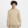 Nike Men's  Acg "lungs" Long-sleeve T-shirt In Brown