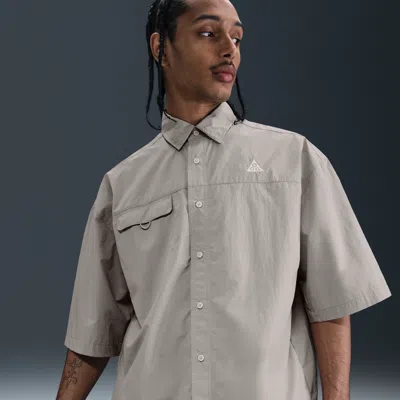 Nike Men's  Acg "orb Weaver" Uv Repel Short-sleeve Shirt
