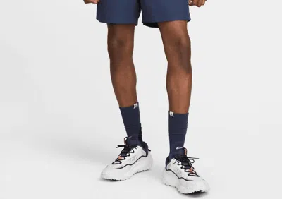 Nike Men's Acg "reservoir Goat" Shorts In Thunder Blue/summit White In Multi