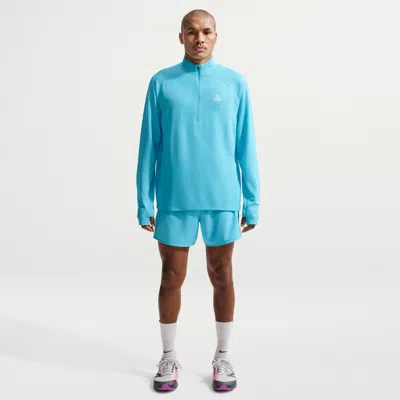Nike Men's  Acg "second Sunrise" Dri-fit Adv 5" Brief-lined Shorts In Blue