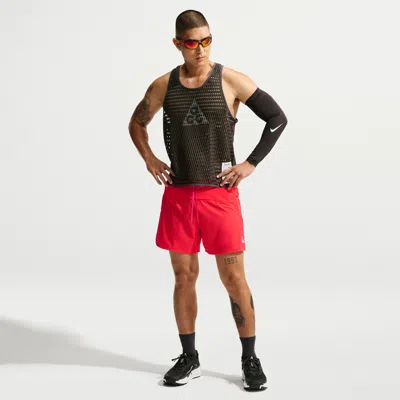 Nike Men's  Acg Second Sunrise Dri-fit Adv 5" Brief-lined Shorts In Red