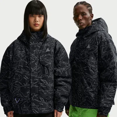 Nike Men's  Acg "skull Peak Dolomite" Storm-fit Jacket In Black
