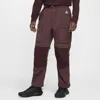 Nike Men S Acg Smith Summit Cargo Pants Burgundy Crush In Red