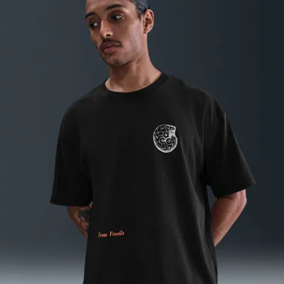 Nike Acg Embroidered Printed Dri-fit T-shirt In Black