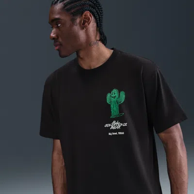 Nike Acg Printed Dri-fit T-shirt In Black