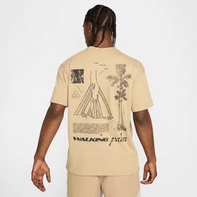 Nike Men's  Acg "walking Tree" Dri-fit T-shirt In Brown