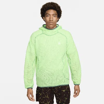 Nike Men's  Acg "wolf Lichen" Mid-layer Top In Green