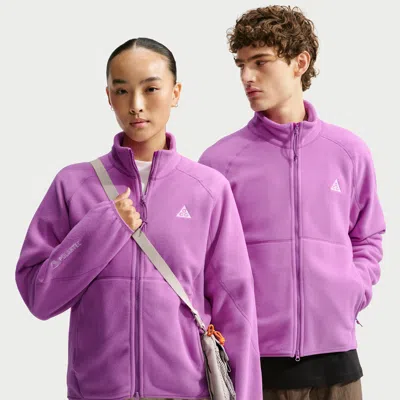Nike X Acg Wolf Tree Full-zip Jacket 'monarch Purple Bold Berry Summit White'
