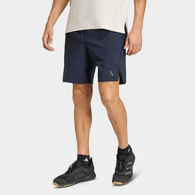 Nike Men's Adidas Designed For Training Workout Shorts In Blue