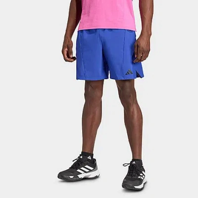 Nike Men's Adidas Designed For Training Workout Shorts In Blue
