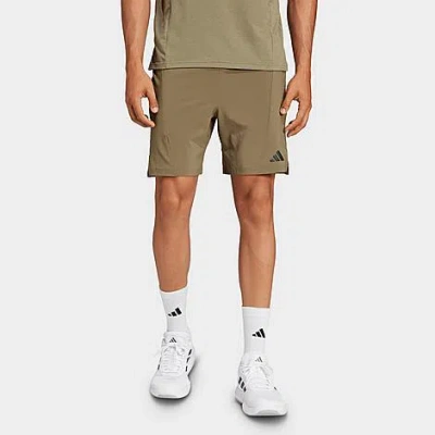 Nike Men's Adidas Designed For Training Workout Shorts In Brown