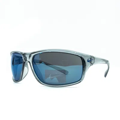 Nike Men's Adrenaline 64mm Wolf Sunglasses Ev1134-014-64 In Blue