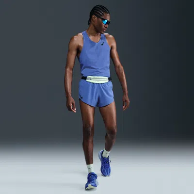 Nike Men's Aeroswift Dri-fit Adv 2" Brief-lined Running Shorts In Blue