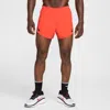 Nike Men's Aeroswift Dri-fit Adv 4" Brief-lined Running Shorts In Red
