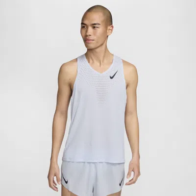 Nike Men's Aeroswift Dri-fit Adv Running Singlet In Grey