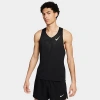 Nike Men's Aeroswift Dri-fit Adv Running Singlet In Black/summit White
