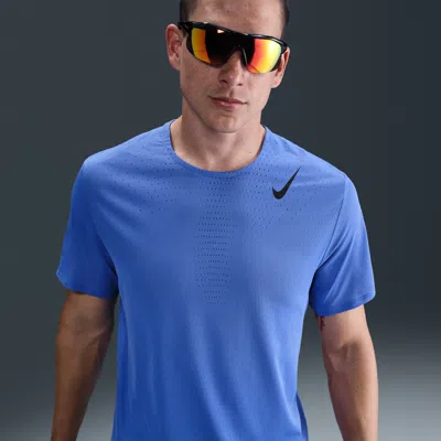 Nike Aeroswift Short Sleeve Top Mens In Blue