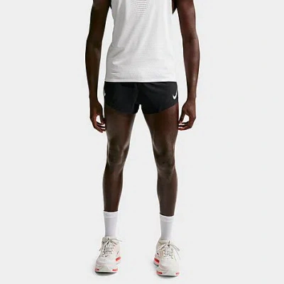 Nike Men's Aeroswift Dri-fit Adv 2" Brief-lined Running Shorts In Black