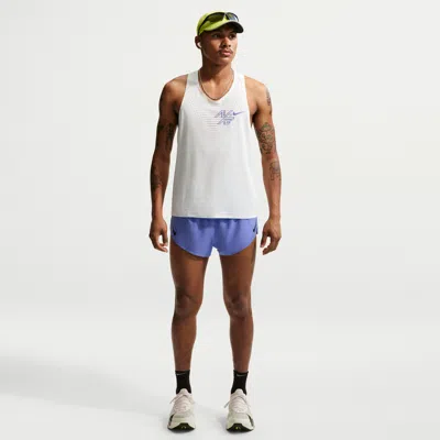 Nike Men's Aeroswift Dri-fit Adv 2" Brief-lined Running Shorts In Blue