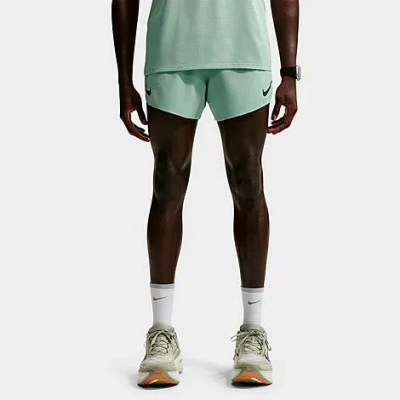 Nike Men's Aeroswift Dri-fit Adv 4" Brief-lined Running Shorts In Blue
