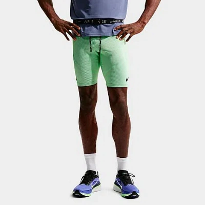 Nike Men's Aeroswift Dri-fit Adv Half-length Running Tights In Green