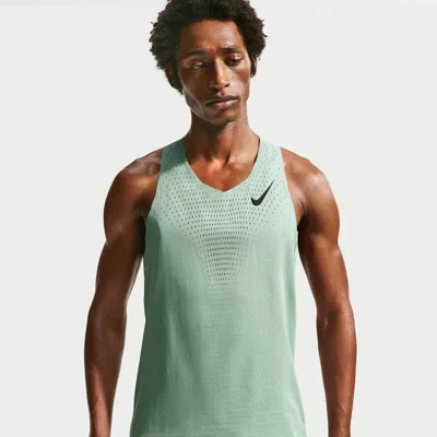 Nike Men's Aeroswift Dri-fit Adv Running Singlet In Green