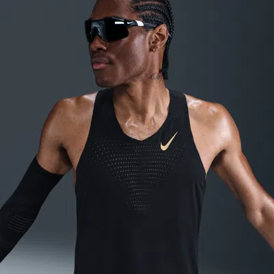 Nike Men's Aeroswift X Jakob Dri-fit Adv Running Singlet In Black