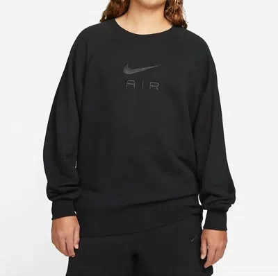 Nike Men's Air Crewneck Sweatshirt In Black