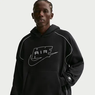 Nike Men's Air Fleece Pullover Hoodie In Black