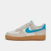Nike Men's Air Force 1 '07 Lv8 Shoes In Phantom/baltic Blue/gum