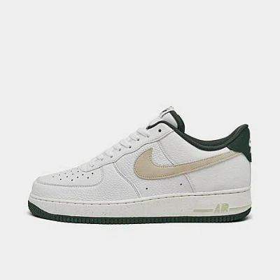 Nike Men's Air Force 1 '07 Lv8 Casual Shoes In White/sea Glass/vintage Green