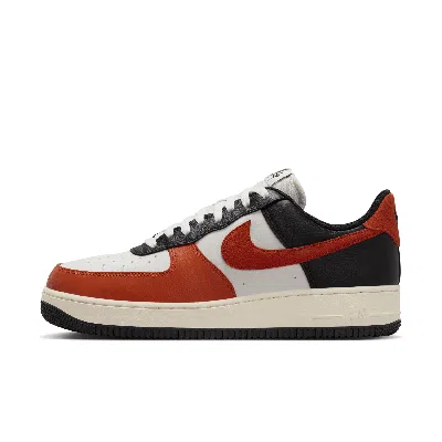 Nike Men's Air Force 1 '07 Lv8 Shoes In Black/vintage Coral/phantom/pale Ivory