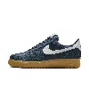 Nike Men's Air Force 1 '07 Lv8 Shoes In Armory Navy/gum Light Brown/summit White