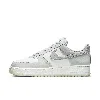 Nike White & Gray Air Force 1 '07 Lv8 Sneakers In Grey
